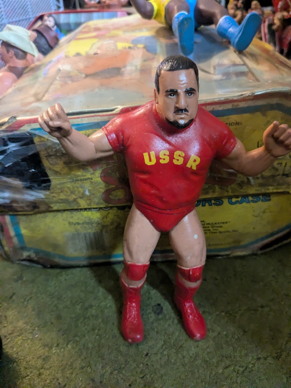 Nikolai Volkof WWF Wrestling Superstars Figure - Vintage Style Toy